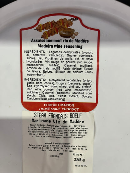 Chaudières de tournedos  de poulet FRAIS