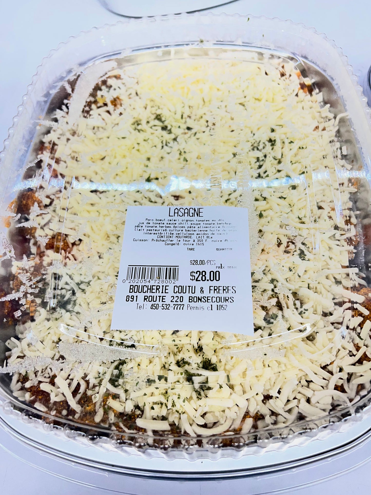 Lasagne Familiales